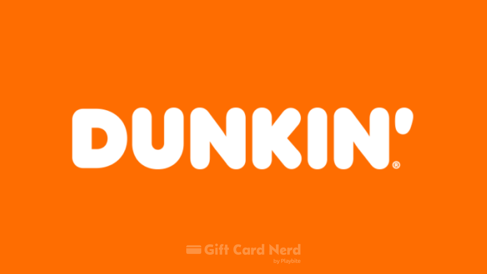 Does Amazon sell Dunkin&#8217; Gift Cards?